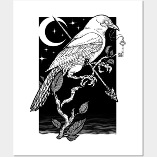 Night Crow Posters and Art